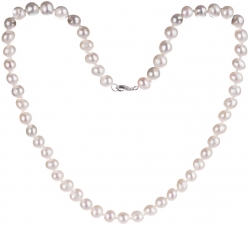 SPS005 - náhrdelník riečne perly AG 925/1000