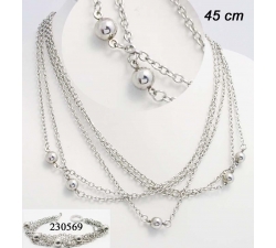 Oceľový náhrdelník  - 45 23123545